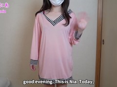 全裸で作業着を着てノーブラノーパン生着替え下着紹介❤️ - Screenshot 1 of 16 - Bra