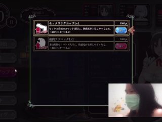 My commentary voice with Japanese cute game