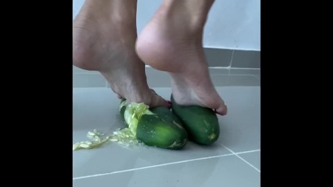 Cucumber crushed to pieces PREVIEW