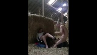 Horny Little Italian Girl Secretly Fucked Hard In The Barn