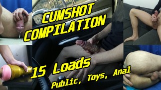 Cumshot Compilation #4 - 15 Ladungen