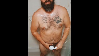 Bear in the shower