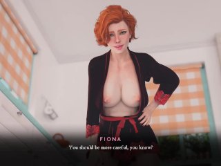 3d game, red head, romance, role play