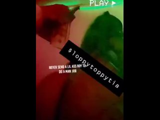 stripper, big tits, ebony, twerking on dick