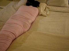 Mummified Bondage Girl Gagged