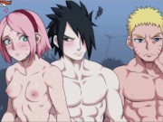 Naruto & Sasuke x Hinata/Sakura/Ino - Hentai Cartoon Animation ...