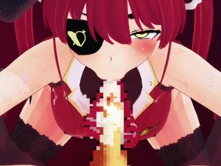 【ホロライブ 宝鐘マリン】マリン船長がただただフェラチオしてくれるだけ♡ • Free Porno Video Gram, XXX Sex Tube