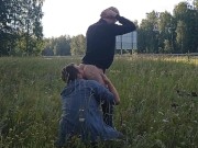 Preview 6 of Blowjob and handjob near a busy highway