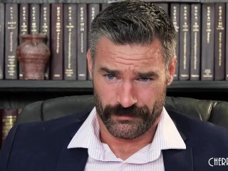 New Series Cheese! Job interview turns Into a desktop blowjob before the boss fucks her shaved pussy