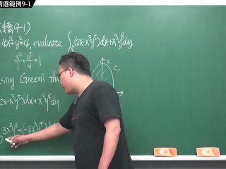 #持久 #黑人 #素人 #瘋狂｜張旭微積分2020版(下)｜向量微積分｜重點九：格林定理｜精選範例9-1｜數學老師張旭