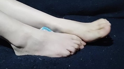 Sexy Socks Famale in My Foots