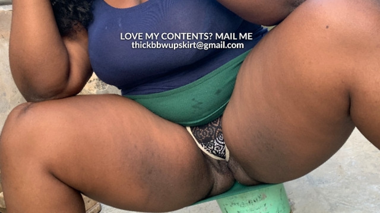 Black granny upskirt