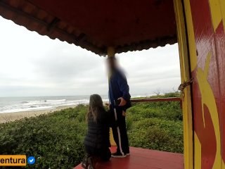 Like a_baywatch - quickie sex on the public beach