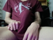 Preview 1 of Latin boy jerking off his Huge Dick and cums