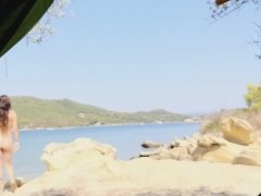 Nudism at sea shore wild camping