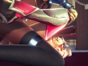 Preview 6 of [OVERWATCH] Futa Pharah x Mercy (3D PORN 60 FPS)