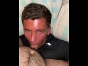 Preview 4 of CUTE TAN BOY SUCK DICK AND CUM OVER HIMSELF - ONLYFANS: THEGRANDEE
