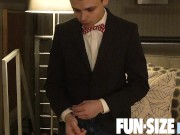 Preview 1 of FunSizeBoys - Small boy in suit stripped naked and fucked bareback