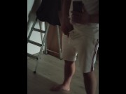 Preview 2 of Russian young guy jerking off in front of the mirror