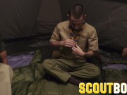 Preview 2 of SCOUTBOYS - Scouts Austin Young & Oliver James raw fucked by hung DILF