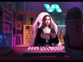 Streamer - Arigameplays (3D Cosplays) Gamer ROOM - my Priv - Énorme Cul