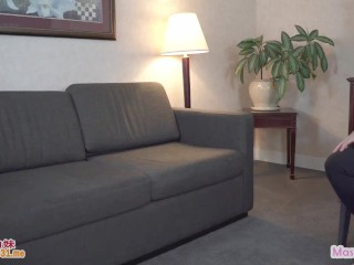 Cuckold Husband Call the Guy to Penetrate Fuck_the Wife in Front,so He can Watch and ENJOY LATER