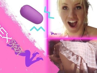 25 Years old Kandy FIRST REMOTE VIBRATOR Gets Inserted in her Virgin Tight PINK PUSSY - SexKNK