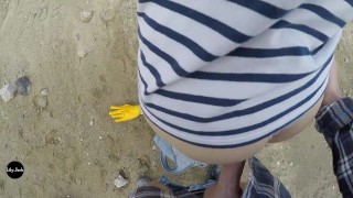 Un ouvrier m’attrape et me baise sur un chantier… Lily_Jack