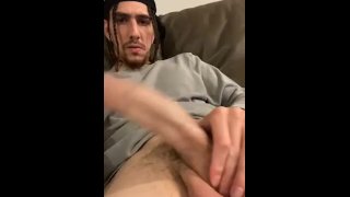 Young Stud Jerking Cock