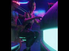 Judy gets fucked publicly at a Nightclub | CyberPunk 2077 | 60fps