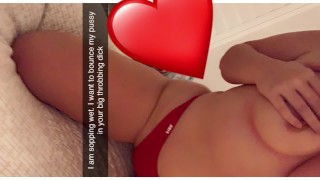 Busty Sexy Cums On Snapchat For Me