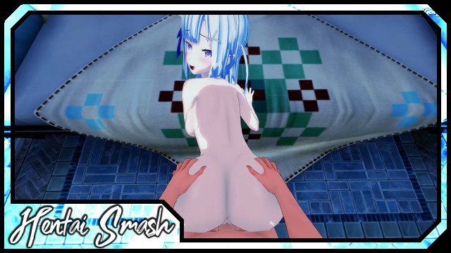 Emilia gets POV fucked and filled with cum - Re:Zero Hentai.