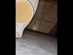 Prepping wife coffee with fresh cum and frozen cum cubes