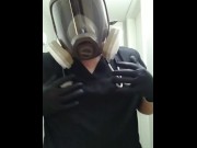 Preview 3 of Cum on my gas mask