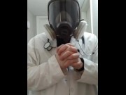 Preview 4 of Cum on my gas mask