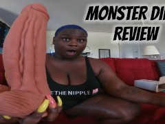 MONSTER DILDO REVIEW; IT STRETCHES MY PUSSY SO GOOD!