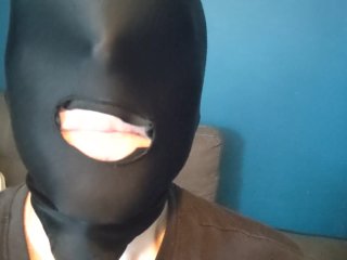 Locked back Into Chastity and Happily Swallows Own Cum 