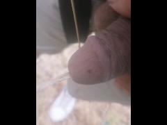 Really Had To Pee! Desperate Roadside Pee! SOUND ON! 