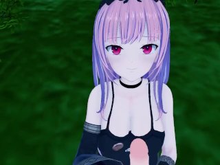 hololiveen, mmd, point of view, hololive hentai