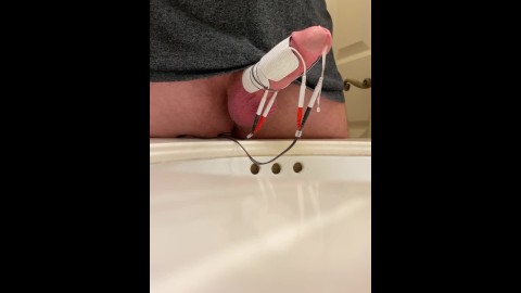 How to use a E-Stim to Cum HANDS FREE!