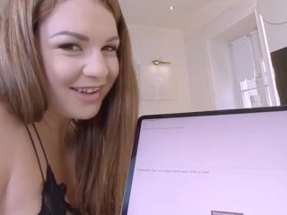 Slovak Redhead Teen in POV