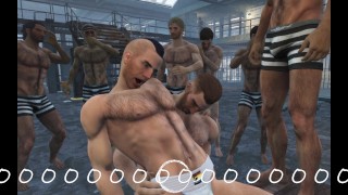 Interaktivní Hra Budete Umístěni Do Horkého Mužského Vězení