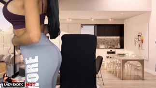 Hot fitness wife