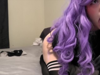 DemonicDivine - Sexy Egirl is too Horny to Workout