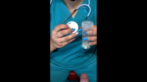 Sperm bank nurse in Seattle helps patient get sample!!! REAL nurse is bored.