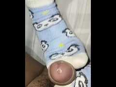 Sock job feet 