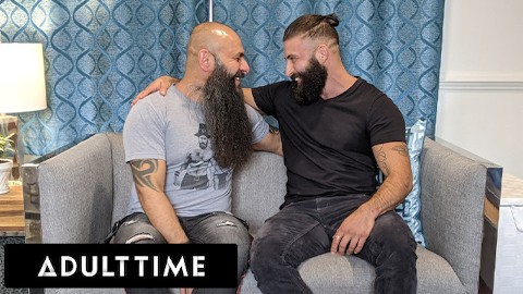 ADULT TIME - Trans Stud Trip Richards Savors Bear Partner's Huge Cock