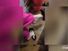 @tici_feet Dangling (preview) black flats