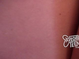 Tall leggy_blonde with D-cup tits makes her firstfuck video