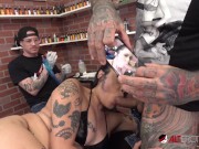Preview 6 of Jada Cruz gets a new face tattoo and a hard fucking